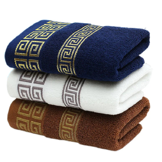 100% Cotton  Face Bath Towels Multi-color 75x35cm